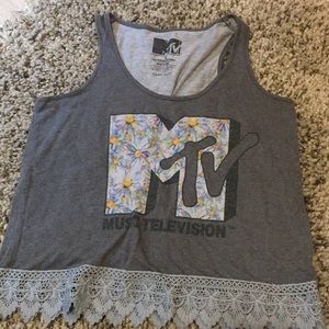 MTV cropped tank top